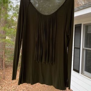 Long Sleeve Green Shirt